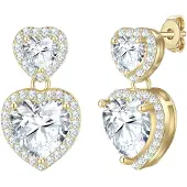 Yokoamii Boucles d'oreilles jaune d'or