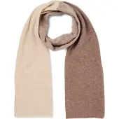 Marie Lund Écharpe beige chiné / marron chiné