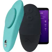We-vibe Moxie+ - vibromasseur clitoridien avec application et télécommande (turquoise)