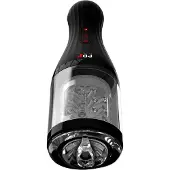 PDX Elite - masturbateur automatique homme - vagin réaliste - transparent/noir