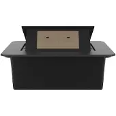 Livolo  | Noir | 2 | Poussière de socket pop-up | Construit -in | +