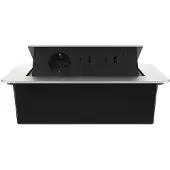 Livolo  | Argent | 3 | Poussière de socket pop-up | Construit -in | Double