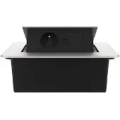Livolo  | Argent | 2 | Poussière de socket pop-up | Construit -in | France |