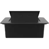Livolo  | Noir | 2 | Poussière de socket pop-up | Construit -in | +