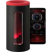 LELO F1s V2 - masturbateur interactif automatique - silicone rouge