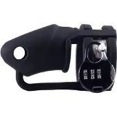Lock-A-Willy LOCK A WILLY - cage pénis avec cadenas - silicone noir
