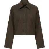 ONLY Veste mi-saison 'ONLALEX' brun foncé