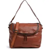 Harold's Cuir sac à épaule bandoulière sac à épaule Submarine Zipperbag Cognac brun