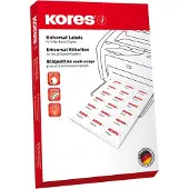 Kores Etiquettes universelles rondes