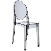 Kartell Victoria Ghost Chaise Smoke Grey | 2 chairs
