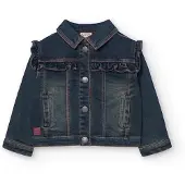 Boboli Denim Knit Jacket Bleu 8 Years Fille