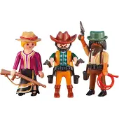 Playmobil 6278 2 cow-boys et une femme
