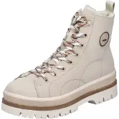 Rieker Bottines à lacets beige