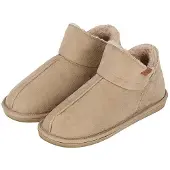 Apollo Ladies Slippers Suede Beige