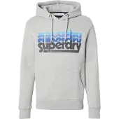 Superdry Stacked Hoodie Gris XL Homme
