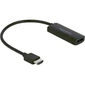 DeLOCK Adaptateur HDMI-A mâle vers DisplayPort femelle 4K 60 Hz - Del