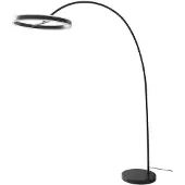 LUCANDE Lampadaire , Yekta, dimmable, Noir, Salon / séjour, Métal, Design