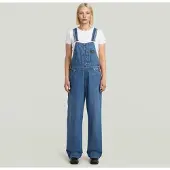 G-Star Salopette Workwear Bib - Bleu moyen - Femmes