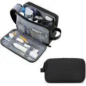 INF Trousse de toilette spacieuse avec poignée Black
