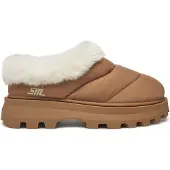 Steve madden Boots 'Fireplace' beige foncé / blanc