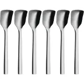 WMF Set de cuillères à glace 6 pièces Nuova Cromargan en acier inoxydable poli