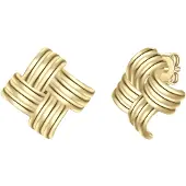 Yokoamii Boucles d'oreilles jaune d'or