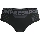 Compressport - Boxer technique respirant - Seamless Boxer W Black/Grey pour Femme - Taille XS - Noir