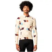 Agu Square Performance Long Sleeve Jersey Beige S Homme
