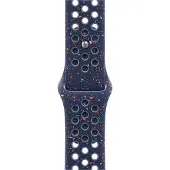 Apple Bracelet Nike Sport pour Watch | 44/45/46/49 mm - Taille S/M - Blue Ribbon