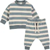Müsli Barboteuse / body bleu / blanc