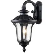 Elstead Lighting Applique murale extérieure classique noire E27 60 W Chicago Elstead