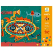 Djeco Jeu créatif mosaïque Au volant,
