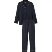 Calida Pyjama bleu marine / blanc