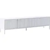Beliani Meuble Tv Adelaide Blanc