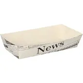 Papstar Pommes-Frites-Trays "Newsprint"