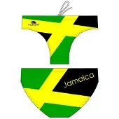 Turbo Jamaica Swimming Brief Vert,Jaune,Noir 3XL Homme