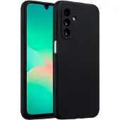 Accezz Coque Liquid Silicone pour Samsung Galaxy A26 - Noir