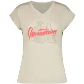 Icepeak Devine Short Sleeve T-shirt Beige L Femme