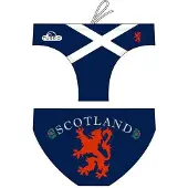 Turbo Scotland Swimming Brief Bleu 5-6 Years Garçon