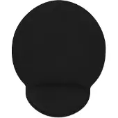 Manhattan Tapis de souris avec repose-poignet en gel, noir, 241 x 203 x 40 mm, base antidérapante, garantie à vie