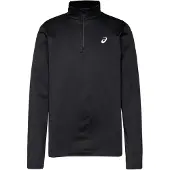 Asics pour homme. 2011D369 Maillot Core LS 1/2 Zip Winter noir (S), Sport, Polyester, Manche longue