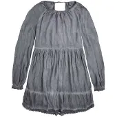 Pepe Jeans Dayana Teen Long Sleeve Short Dress Gris 10 Years Fille