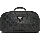 GUESS Trousses de toilette 'Wilder' gris foncé / noir