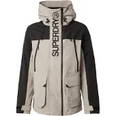 Superdry Veste mi-saison beige foncé / noir