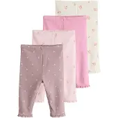 Next Leggings lilas / rose / rose / blanc