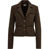 MADELEINE Blazer chocolat / noir