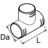 Webasto Conduit d'air 1320474A 110 mm 60 mm