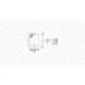 MAGNETI MARELLI Échangeur de chaleur, chauffage habitacle 350218519000
