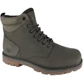 Timberland pour homme. TB0A69UHW071 Bottes en cuir imperméable Britton Road marron (42), Plat, Lacets, Casuel