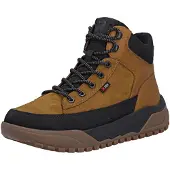 Rieker Bottes à lacets cognac / noir